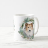 ラフコリクリスマスリースフェスティバルカップ コーヒーマグカップ (正面右)