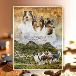 ラフコリーズポートレート&シープハーディング+引用文- ジグソーパズル