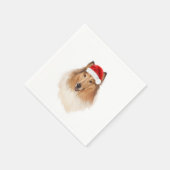 ラフコリーA & Mホリデーナプキン スタンダードカクテルナプキン (角)