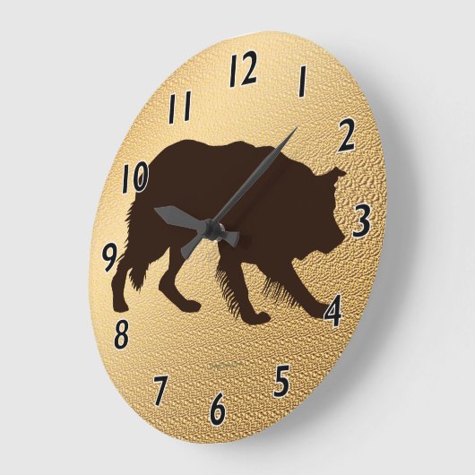 ラフコリ縁どーシャドウウォール時計 ラージ壁時計 (傾斜)