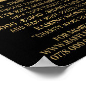 ラフシンプルルモダンチケット資金調達者イベント ポスター (角)