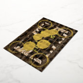 ラフスタイリッシュロ縁ど結婚プ 箔招待状 (回転した状態)