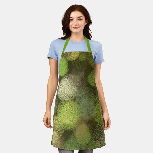 ラフスポットオールオーバープリントエプロン エプロン (着用した状態)