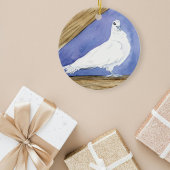 ラフターの白い鳩(ビーストフレンドリーシリーズ) セラミックオーナメント