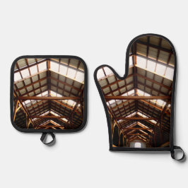 ラフターズ 鍋つかみ&鍋敷きセット