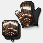 ラフターズ 鍋つかみ&鍋敷きセット (正面/裏面)