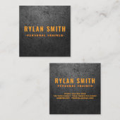 ラフダーはっきりしたクモダン スクエア名刺 (正面/裏面)