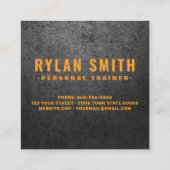 ラフダーはっきりしたクモダン スクエア名刺 (裏面)