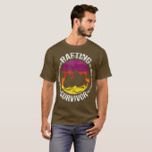 ラフティングおもしろい・スヴィヴォル愛好家 Tシャツ (正面フル)