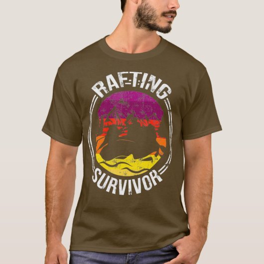 ラフティングおもしろい・スヴィヴォル愛好家 Tシャツ (正面)