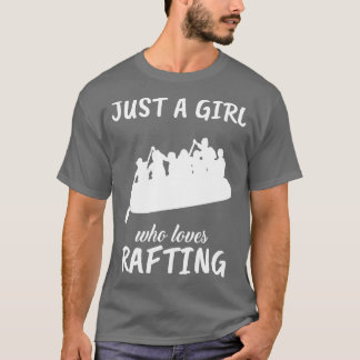 ラフティングが大好きな女の子 Tシャツ
