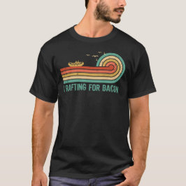ラフティングでベーコンをゲット Tシャツ