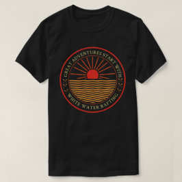 ラフティングで始まる大冒険 Tシャツ