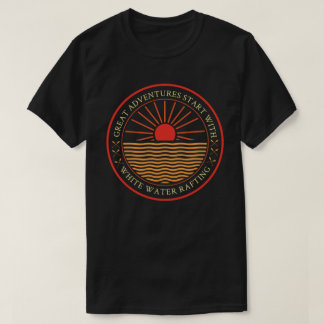 ラフティングで始まる大冒険 Tシャツ