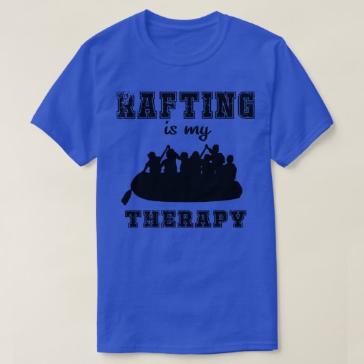 ラフティングは私のセラピー Tシャツ (デザイン正面)