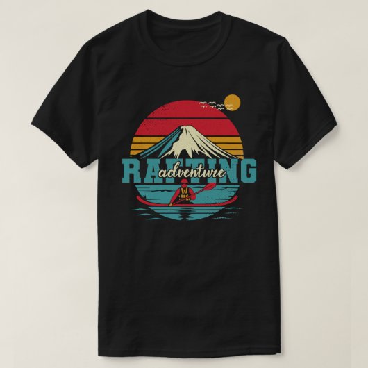ラフティングアドベンチャー Tシャツ (デザイン正面)
