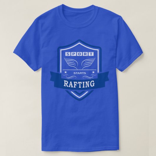 ラフティングスポーツ Tシャツ (デザイン正面)