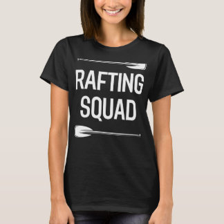 ラフティングパドリングホワイトウォーターラバーラフトチームRaf Tシャツ