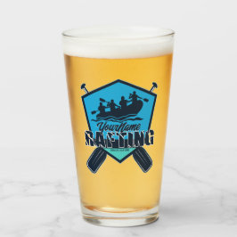 ラフティングパーソナライズされたホワイトウォーター川アドベンチャー タンブラーグラス