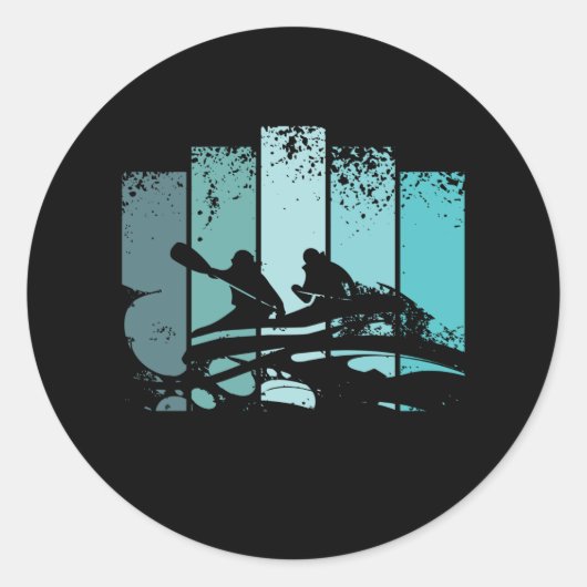 ラフティングレトロ ラウンドシール (正面)