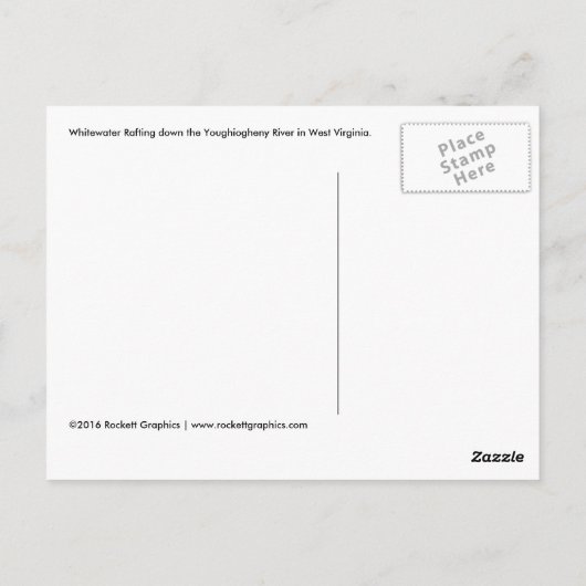 ラフティング・ザ・ヨギョニー ポストカード (裏面)