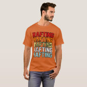 ラフティング スポーツ ヴィンテージ Tシャツ (正面フル)