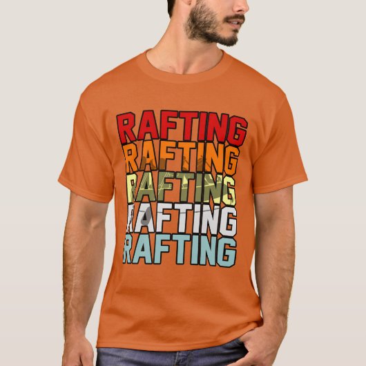 ラフティング スポーツ ヴィンテージ Tシャツ (正面)