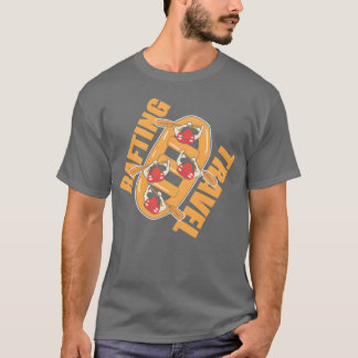 ラフティング+ラベル スポーツ好きへのギフト 復古 Tシャツ
