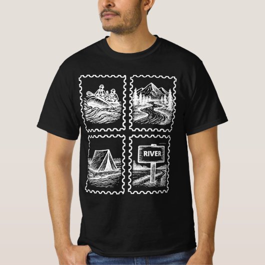 ラフティング リバーライフ Tシャツ (正面)