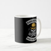 ラフネックスノースダコタオイルフィールドラフネック油リグ コーヒーマグカップ (正面右)