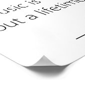 ラフマニノフ音楽引用文 ポスター (角)