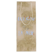 ラフランスのマーシェルコーラルギフト酒ワインバッグ ワインギフトバッグ (裏面)