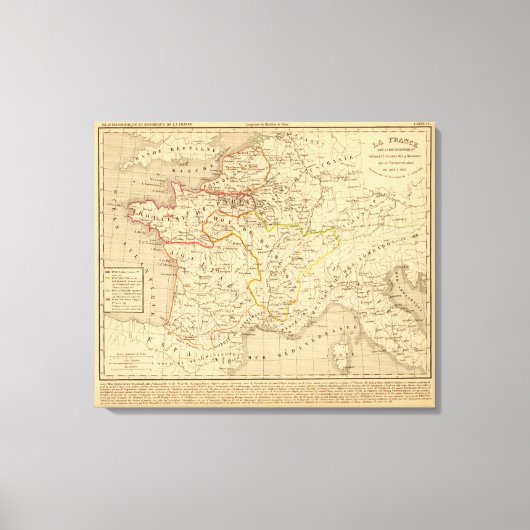 ラフランスはラモートドクロタイア1erを選ぶ キャンバスプリント (正面)