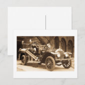 ラフランス消防車1924 ポストカード (正面/裏面)