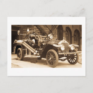 ラフランス消防車1924 ポストカード