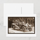 ラフランス消防車1924 ポストカード (正面/裏面)