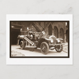 ラフランス消防車1924 ポストカード