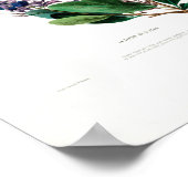 ラフルーアデサンジャンパープルフローラアメリクボタニック ポスター (角)