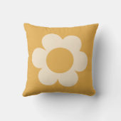 ラフルーア07レトロフローライエローフラワー クッション (裏面)