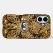 ラフレレットモノグラムエレガントガール Case-Mate iPhoneケース (裏面 (横))