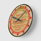 ラフローデラマリア（数字付き） ラウンド壁時計 (傾斜)