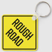 ラフロードメタルスクエアキーチェーン キーホルダー (裏面)
