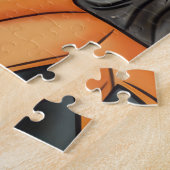 ラフ不気味コリードッグハロウィンウィッチカボチャ ジグソーパズル (側面)