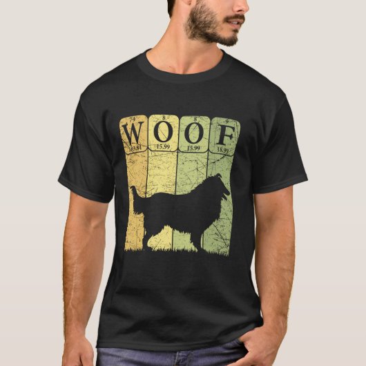 ラフ列周期表要素ラフ列 Tシャツ (正面)