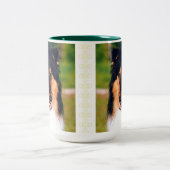 ラフ塗装コリー ツートーンマグカップ (中央)