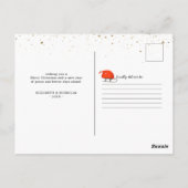 ラフ年 |おもしろい犬クリスマス ポストカード (裏面)