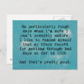 ラフ日引用文 ポストカード (正面/裏面)