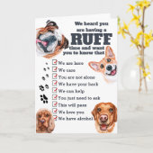 ラフ時間は私たち全員からすぐにチェックリストを取得する カード (黄色い花)