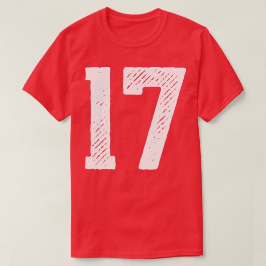ラフ番号17 1 Tシャツ (デザイン正面)