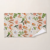 ラフ竹フローラデイジーシャームロックファームハウス バスタオルセット (ハンドタオル)